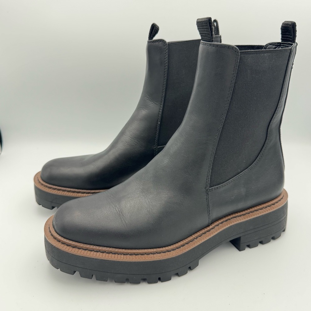 Sam Edelman Laguna Waterproof Chelsea Boot - Black Leather - 8M